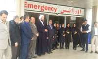 بازدید سرزده نماینده وفرماندار محترم از بیمارستان امام رضا(ع)